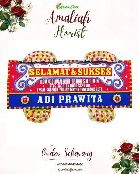 Papan Bunga Ucapan Selamat Mulyorejo